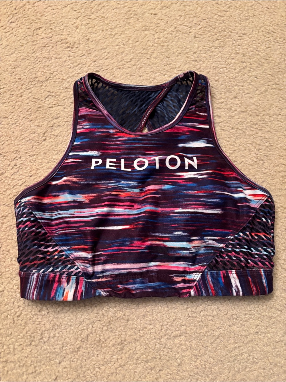 Peloton high neck racerback bra M